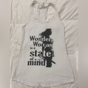 Next Level Apparel White Wonder Woman Tank Top